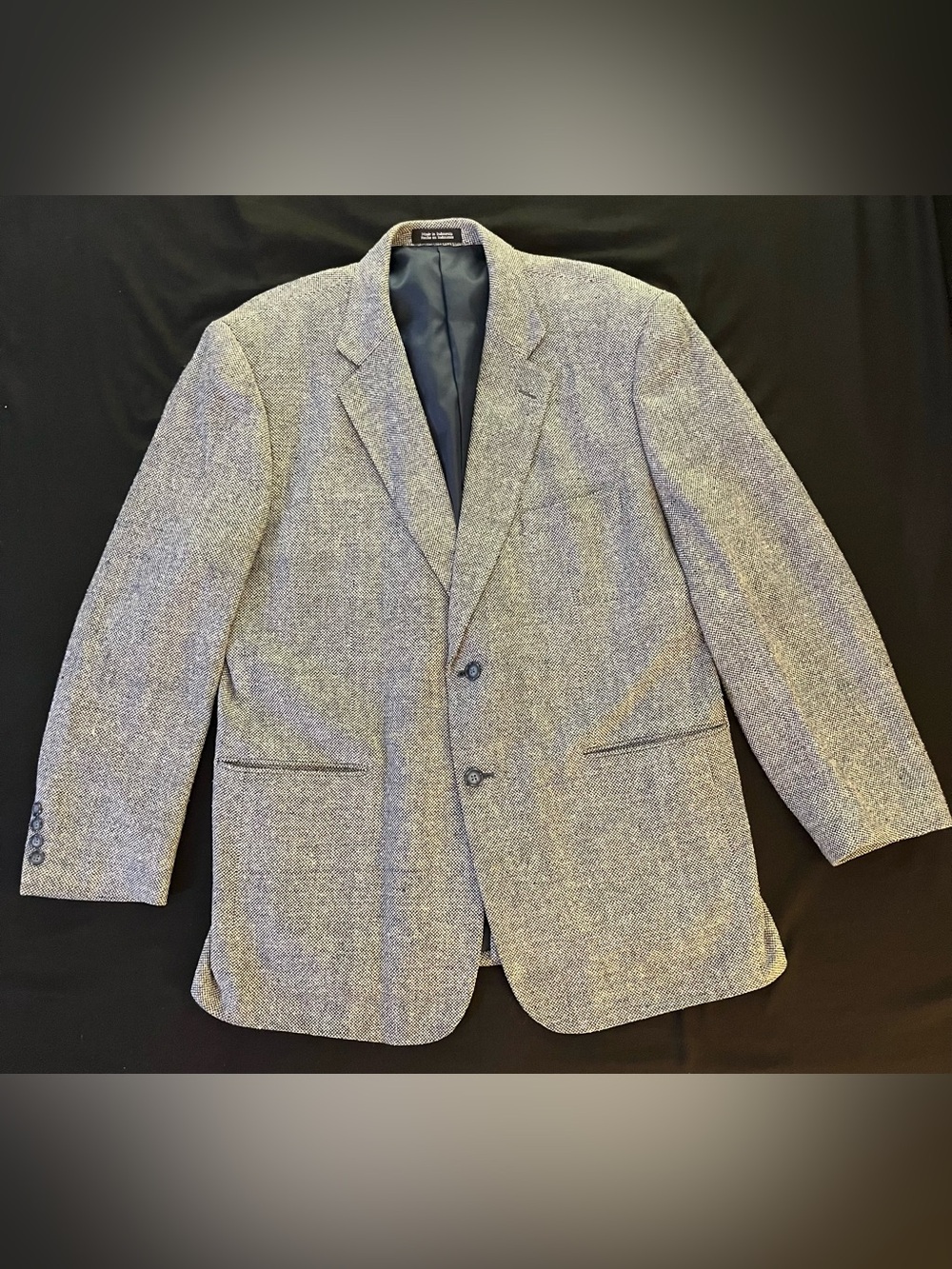 Vintage Towncraft 100% Silk Blazer Jacket Men's Sport Coat RN 93677